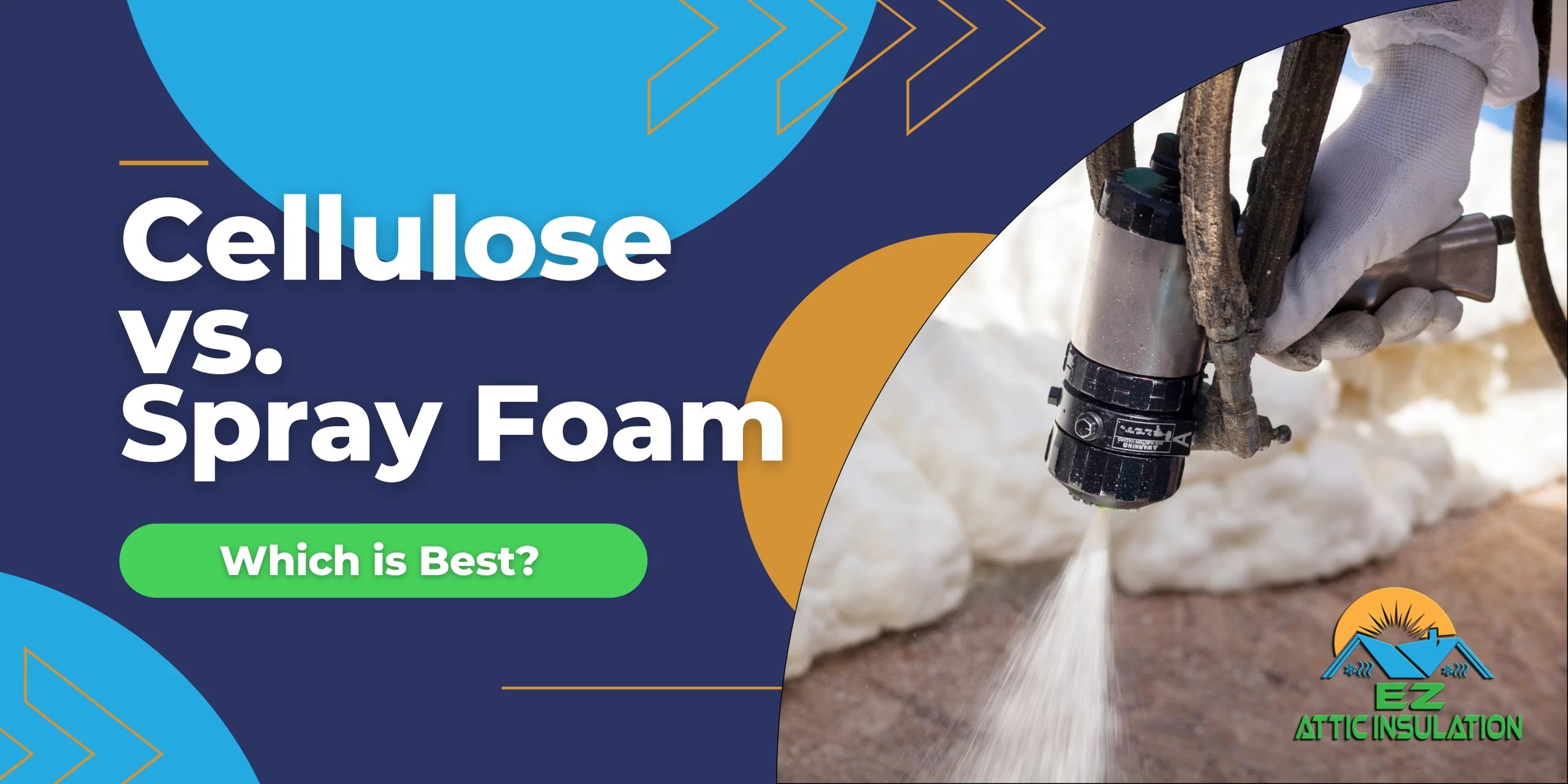 Cellulose Insulation vs. Spray Foam featured image