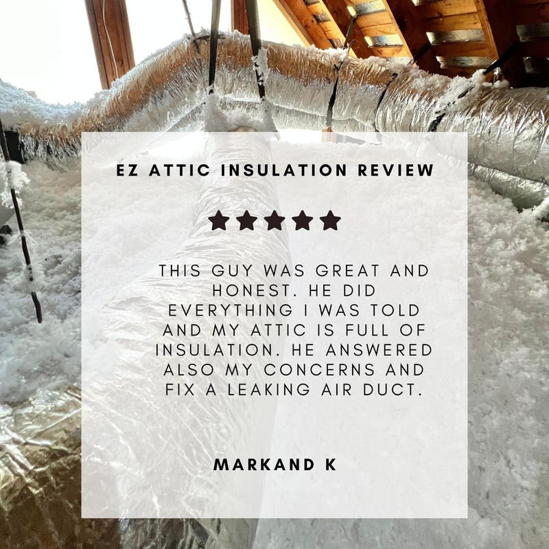 EZ Attic Insulation5 Star Review