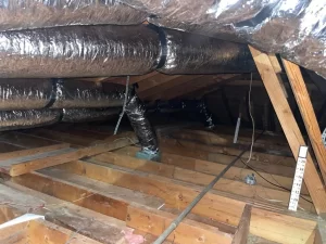 Sugar Land Houston Home before attic insulation